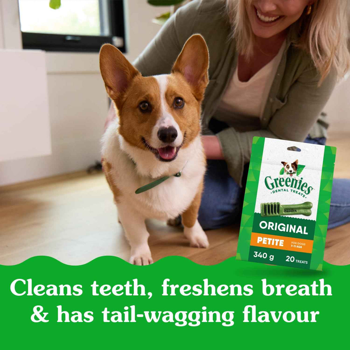 GREENIES Dog Treats Original Petite Natural Dental Care, (45 Treats) 27oz. Pack 🍁 All In One Marketplace Canada