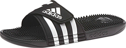 adidas Unisex-Adult Adissage, Core Black/White/Core Black, 12 🍁 All In One Marketplace Canada