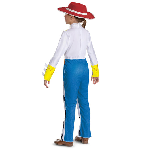 Disney Toy Story Sheriff Jessie Costume for Kids, Official Toy Story 5 Halloween Dress Up Outfit, Size (7-8)