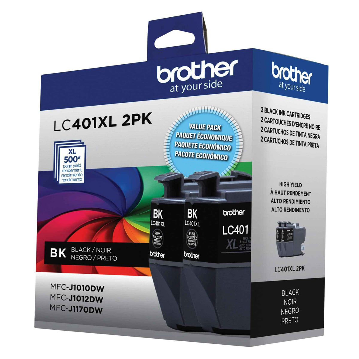 Brother Genuine LC401XL 2PK High Yield 2-Pack Black Ink Cartridges 🍁 All In One Marketplace Canada