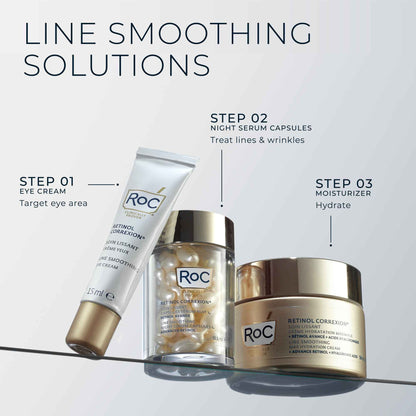 RoC Retinol Correxion Under Eye Cream for Dark Circles & Puffiness, Daily Wrinkle Cream, Anti Aging Line Smoothing Skin Care Treatment for Women and Men, with Retinol Eye Cream Packette 🍁 All In One Marketplace Canada