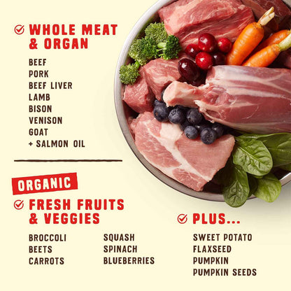 Stella & Chewy's Wild Red Dry Dog Food Raw Blend High Protein Grain & Legume Free Red Meat Recipe, 1.58kg Bag 🍁 All In One Marketplace Canada