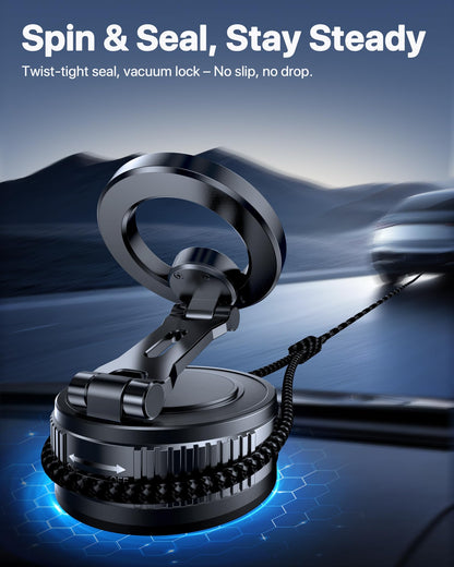 Miracase 2026 for MagSafe Car Mount: [Ultra-Strong Vacuum Suction + Handlebar] 360° Rotatable Handlebar Mount, Car Phone Holder for All Phone Models 🍁 All In One Marketplace Canada