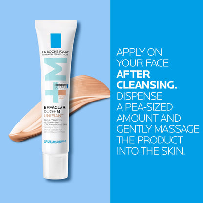 La Roche-Posay Tinted Moisturizer, Effaclar Duo [+] Unifying Tinted Correcting Care for Blemishes and Marks, Suitable for Acne-Prone Skin & Acne Marks, 40ml 🍁 All In One Marketplace Canada