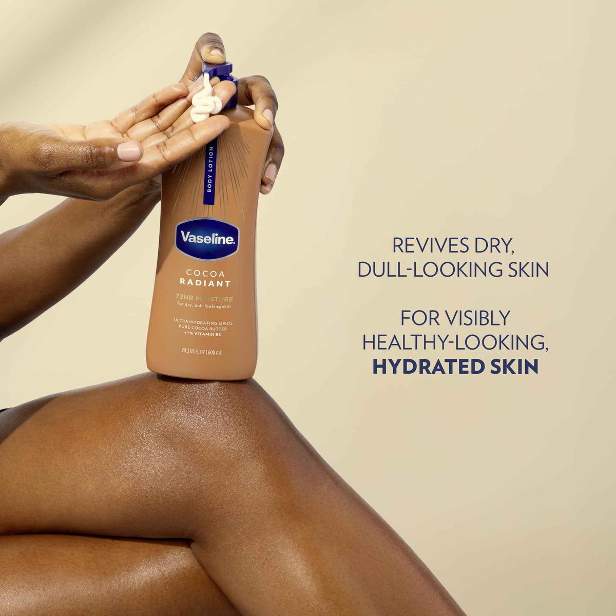 Vaseline Cocoa Radiant Lotion Ultra-Hydrating 72H Moisture, 600mL, 3-Pack 🍁 All In One Marketplace Canada