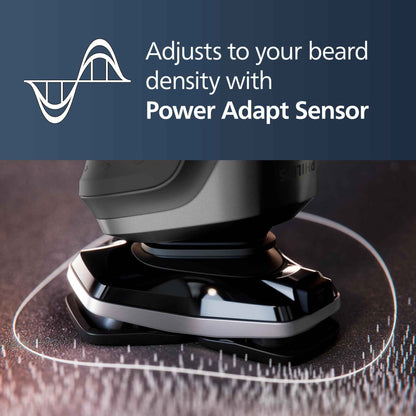 Philips Shaver Series 5000, Wet & Dry Electric Shaver, with SkinIQ Technology, Pop-up Trimmer, Charging Stand, Deep Black, Model S5898/25 🍁 All In One Marketplace Canada