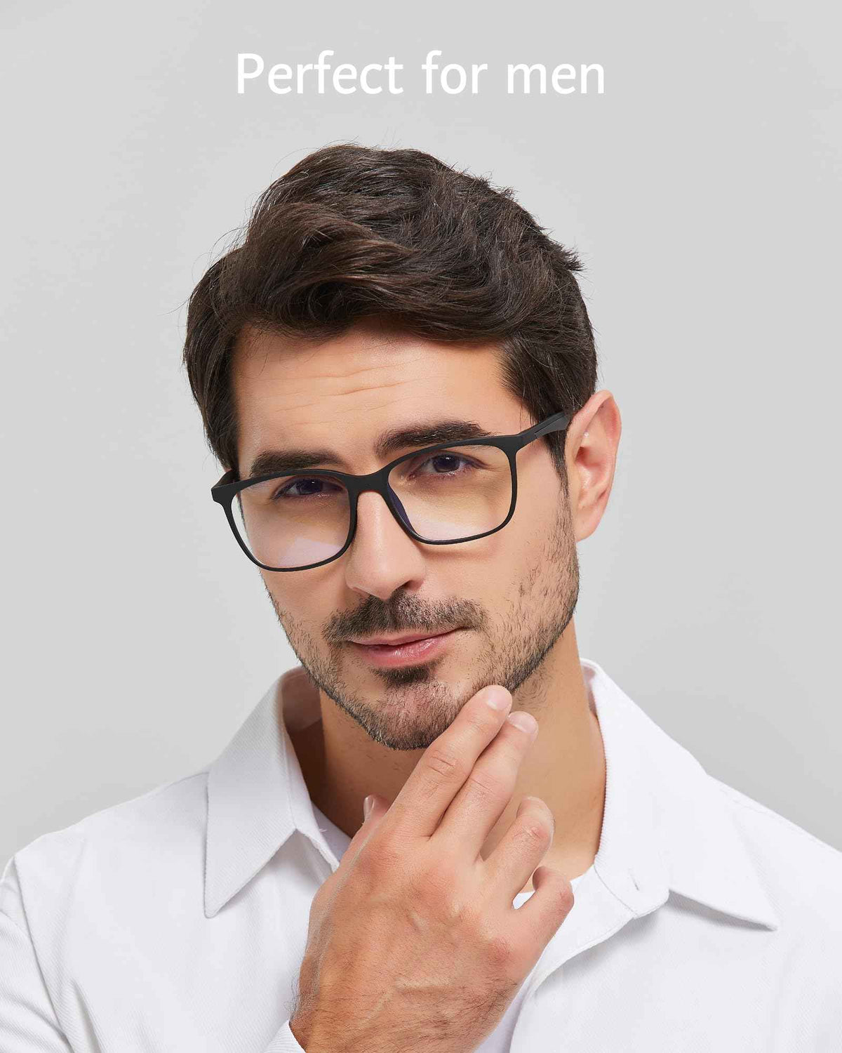 ANRRI Blue Light Blocking Glasses for Computer Use, Anti Eyestrain Lens Lightweight Frame Eyeglasses, Black, Men/Women 🍁 All In One Marketplace Canada