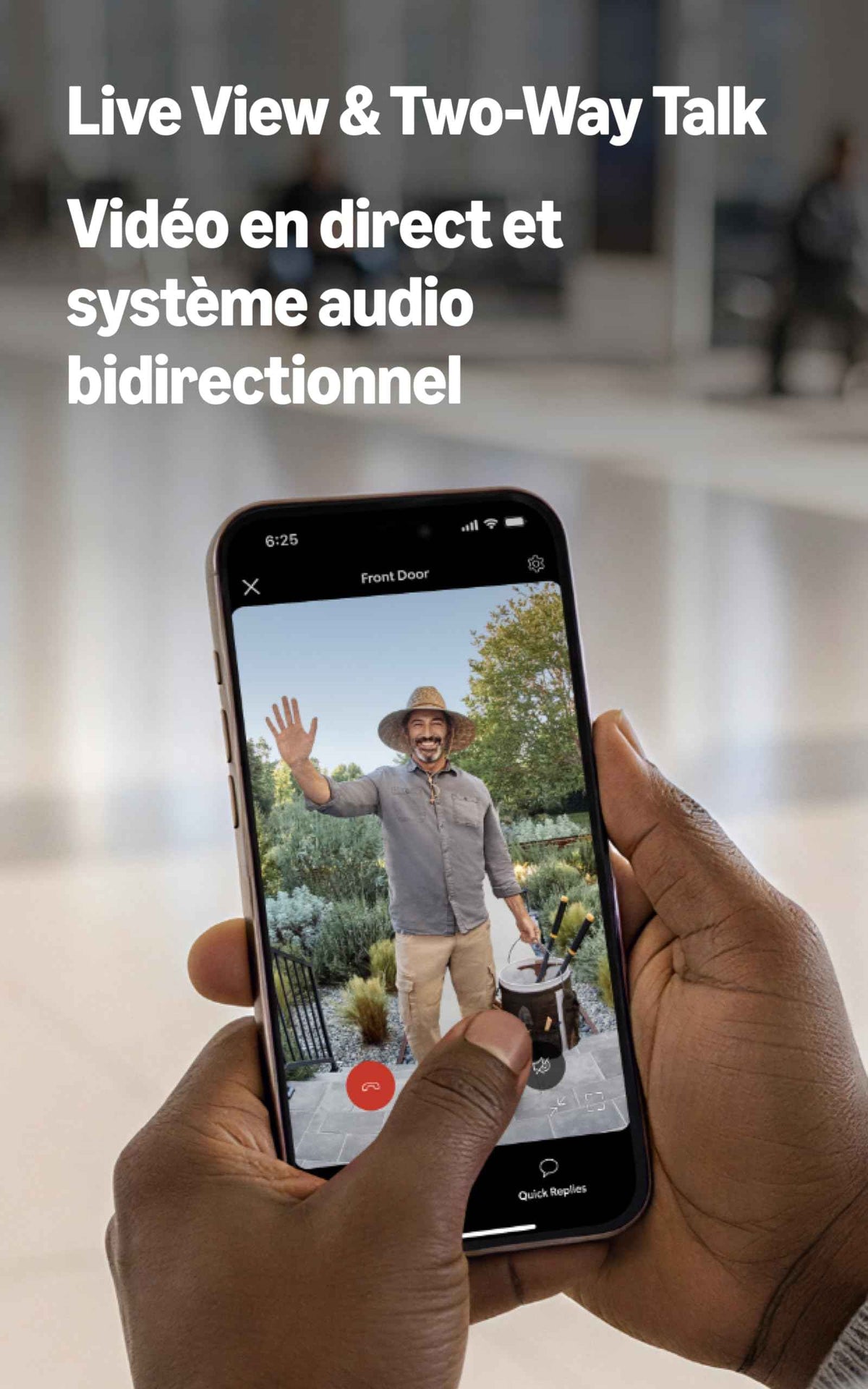Ring Battery Doorbell (newest model), Retinal 2K with wide-angle video, up to 6x Enhanced Zoom, Two-Way Talk, and Built-In Battery, Speckled Gray 🍁 All In One Marketplace Canada