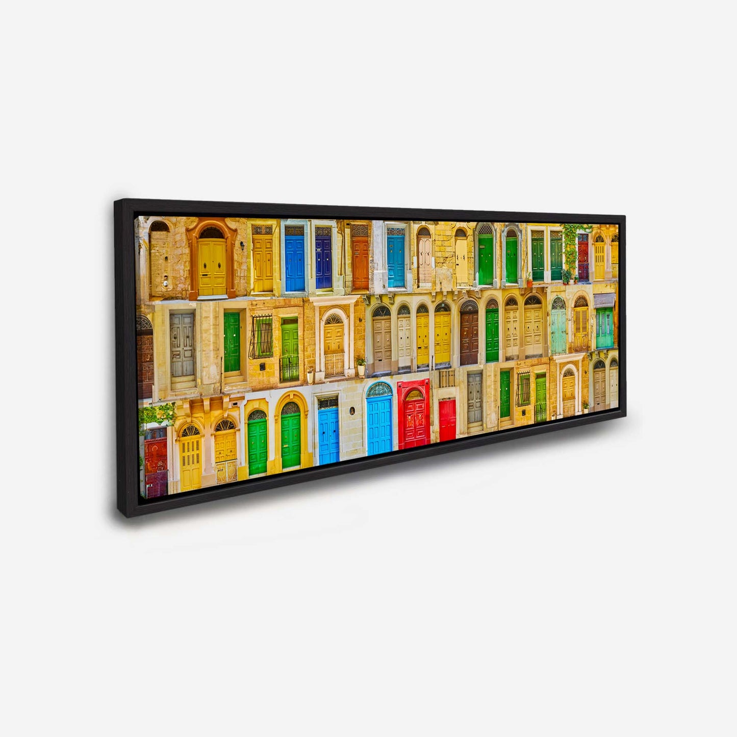 Maltesische Türen Leinwand - Abstrakte Minimalismus Kunst - Große Wanddekoration