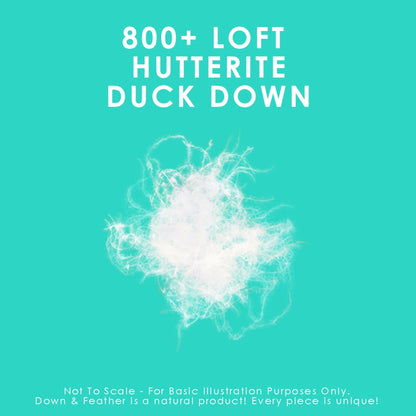 800 Loft Hutterite White Down Duvet