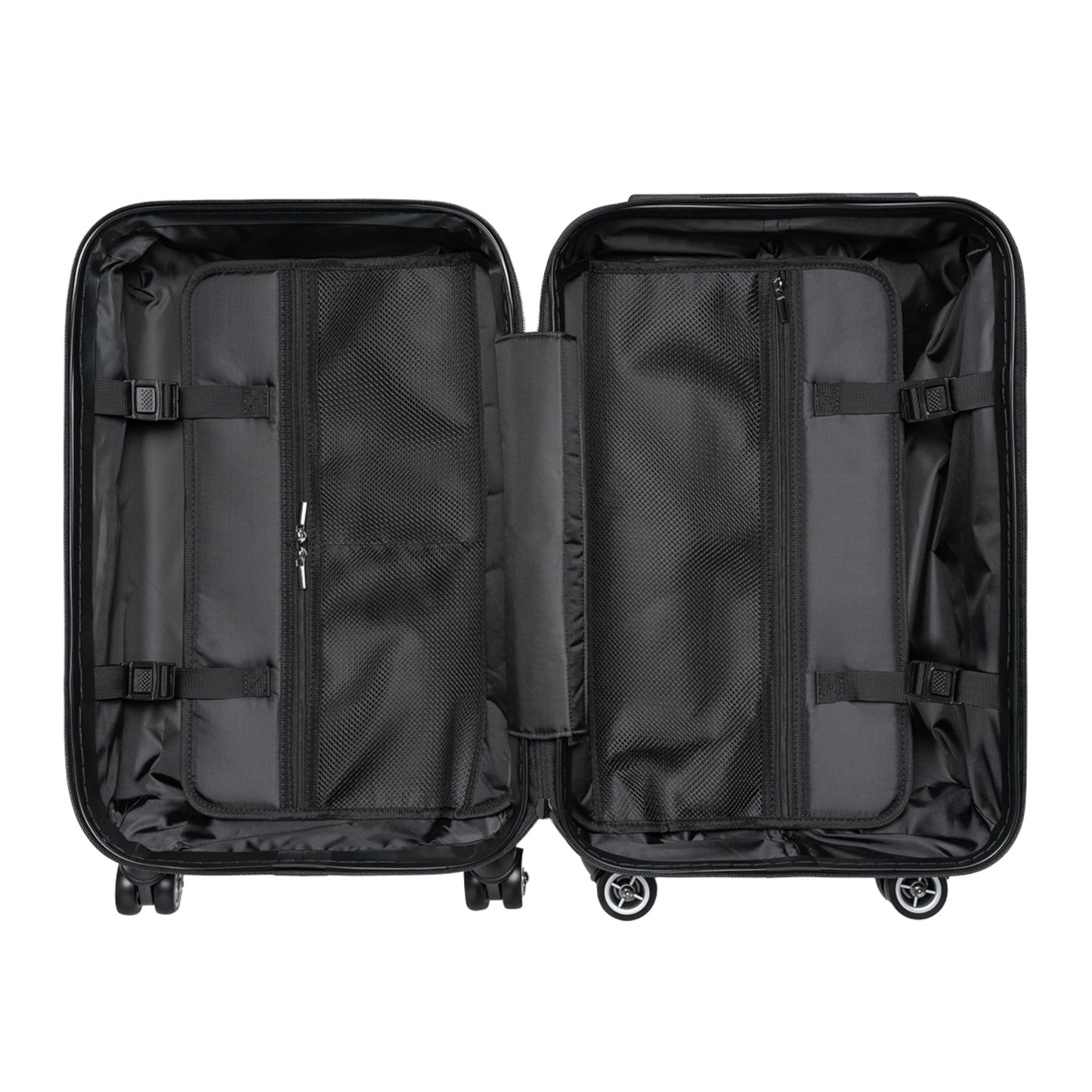 Floral Leaves Carry-On Suitcase — Colorful Botanical Travel Luggage