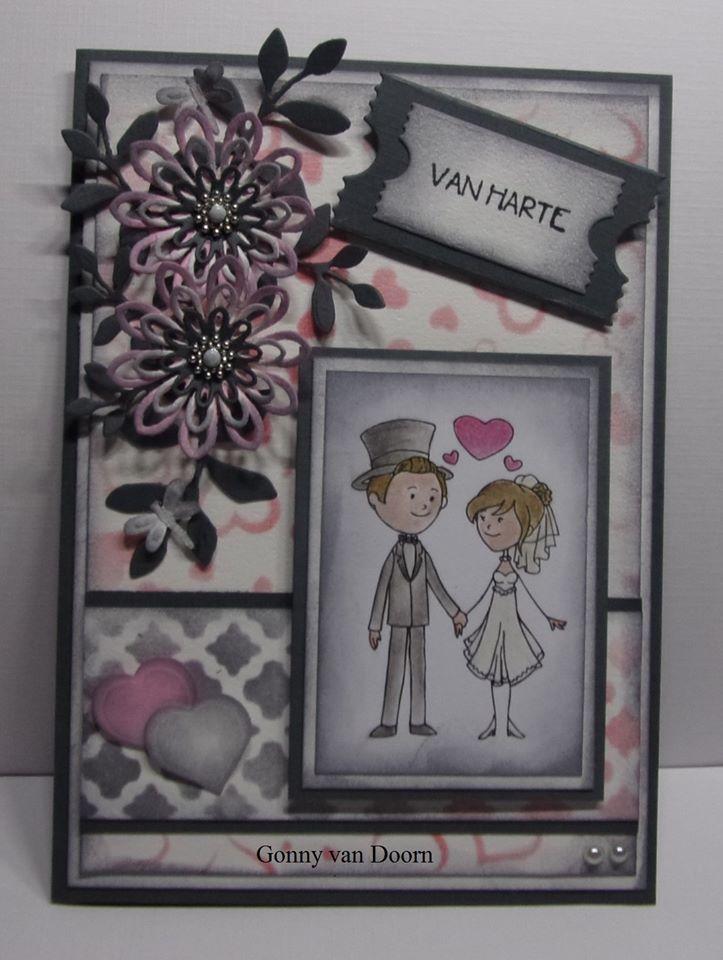 DADA Set Die & Clear stamp marriage In Love
