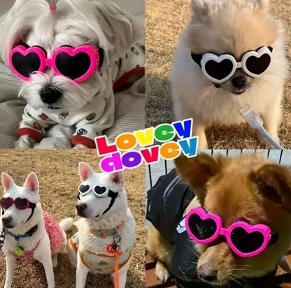 Heart Dog Goggles | Heart Shape Dog Eyewear