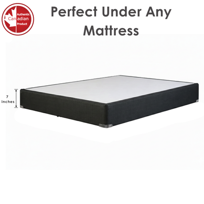 UltraFlex® ASPIRE- Mattress and BoxSpring Set Supportive Comfort Foam Mattress for Pressure Relief, Cool Sleep, Medium Firmness, Eco-Friendly Mattress With Premium Cool Gel Memory Foam (Made in Canada)