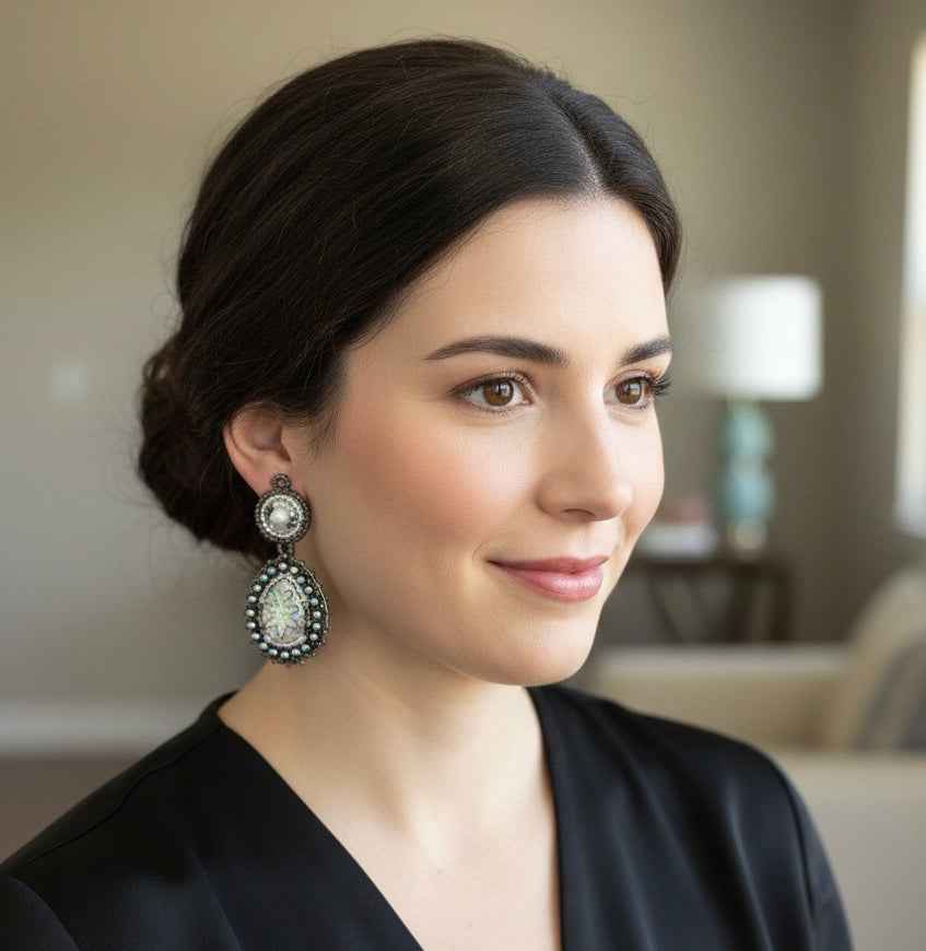 Drop Beaded Earrings(12)