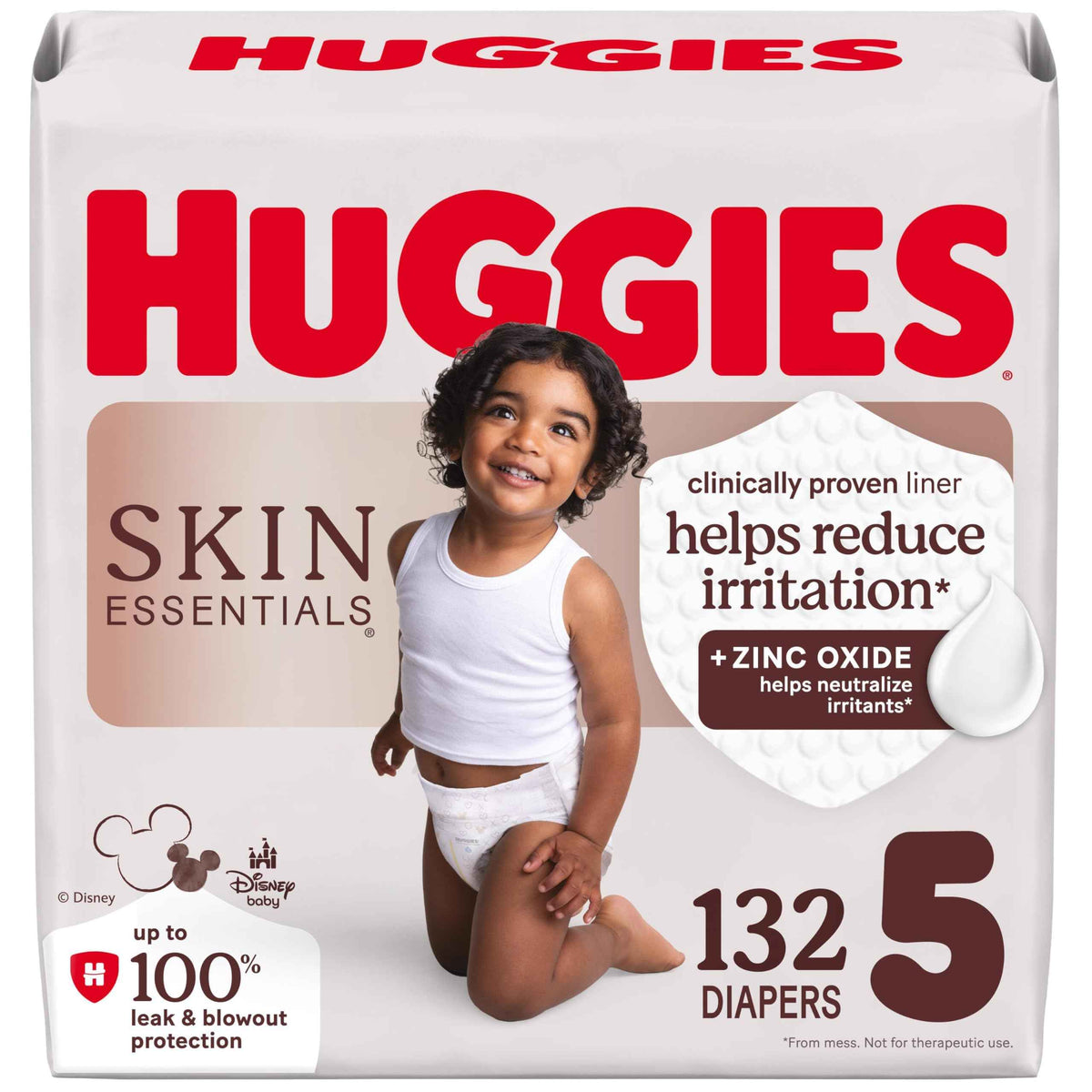 Huggies Size 5 Diapers, Skin Essentials Baby Diapers, Size 5 (27+ lbs), 132 Count (2 Packs of 66), Packaging May Vary 🍁 All In One Marketplace Canada