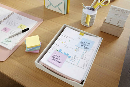 Post-it Greener Notes, 24 Bulk Sticky Note Pads, 3 x 3 in., Made with 100% Recycled Paper, Sweet Sprinkles Collection 🍁 All In One Marketplace Canada