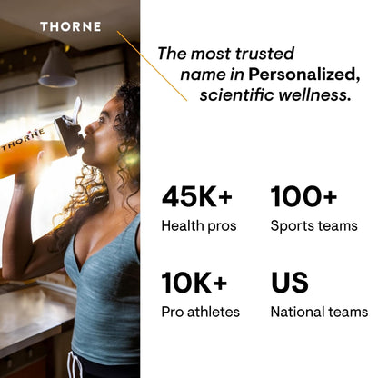 Thorne Iron Bisglycinate - 25 mg Iron Supplement for Enhanced Absorption Without Gastrointestinal Side Effects - 60 Capsules - 60 Servings 🍁 All In One Marketplace Canada