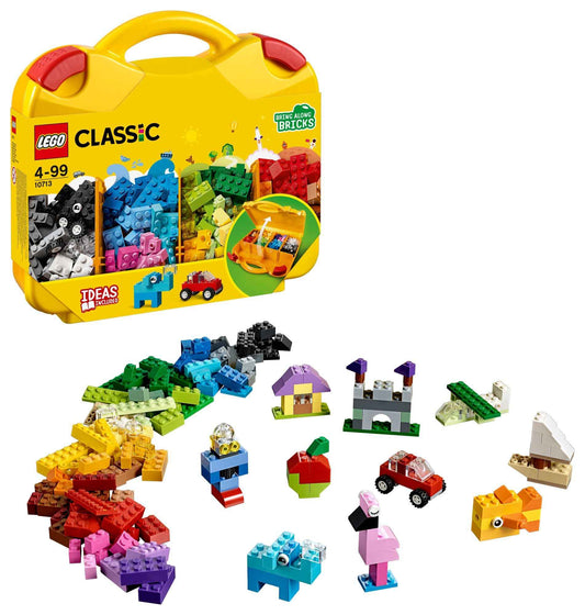 LEGO Classic Creative Suitcase 10713 - Includes Sorting Storage Organizer Case with Fun Colorful Building Bricks, Preschool Learning Toy for Kids, Boys and Girls Ages 4 Years Old and Up 🍁 All In One Marketplace Canada