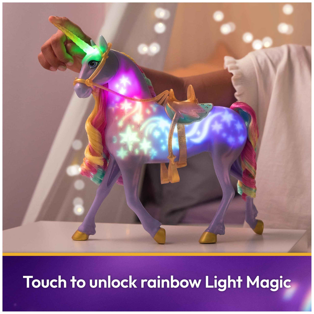 Unicorn Academy, Interactive Rainbow Light-up Wildstar with Lights, Sounds & Music, Easter Gifts Idea, Dolls & Unicorn Toys for Girls Ages 4 and up 🍁 All In One Marketplace Canada
