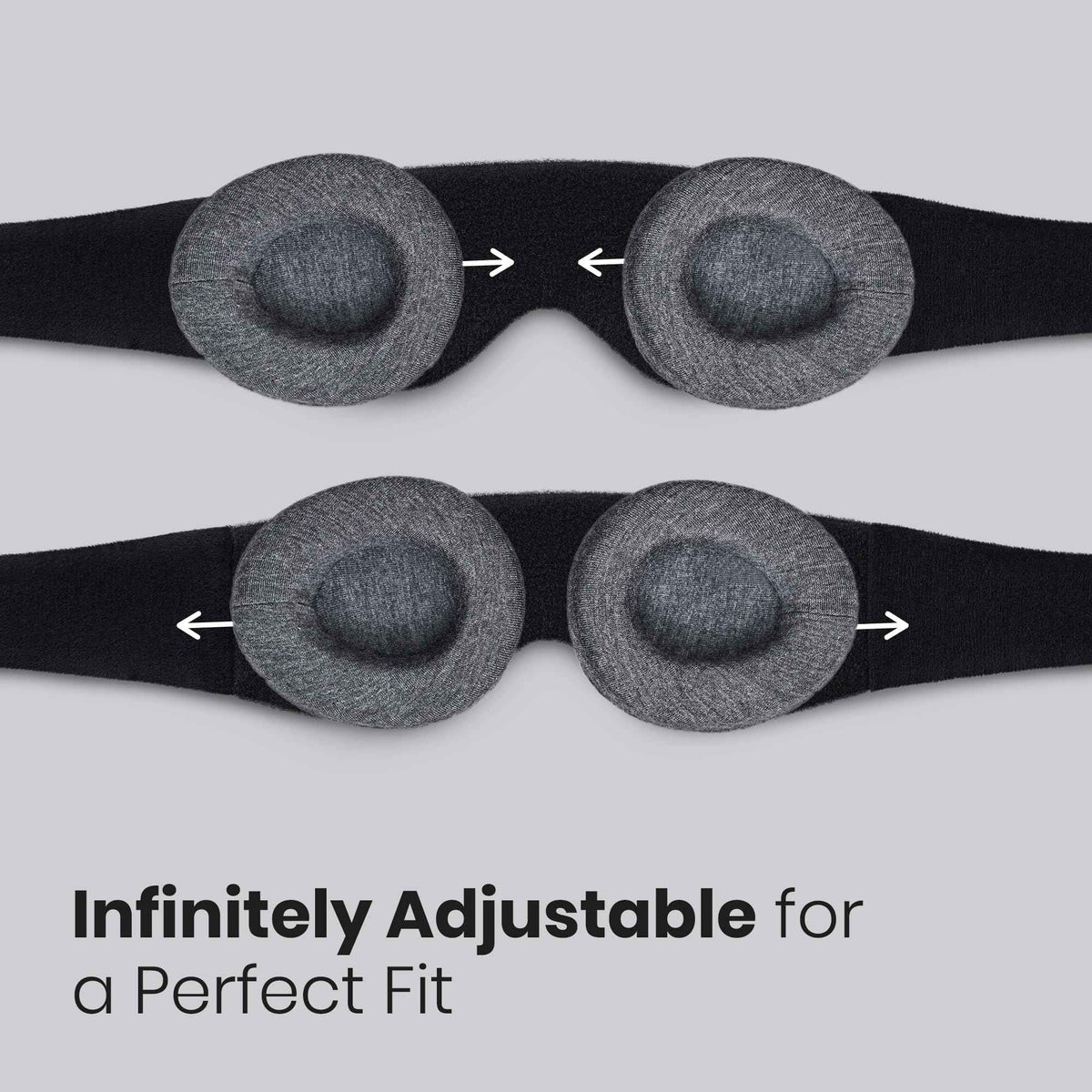 Manta Original Sleep Mask - Maximum Blackout Sleep Mask for Deep Sleep, Adjustable with Detachable Eye Cups, Zero Eye Pressure for Back & Belly Sleepers, Ideal for Travel, Shift Work & Daytime Sleep 🍁 All In One Marketplace Canada