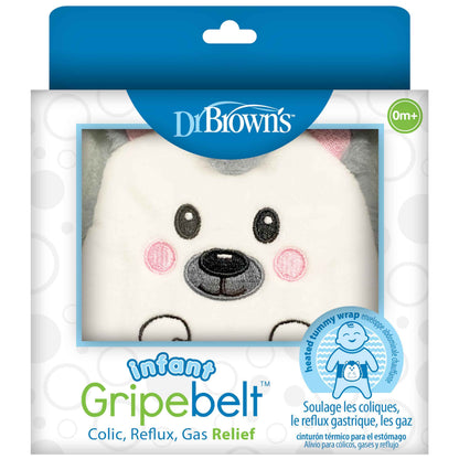 Dr. Brown's Infant Gripebelt Heated Belly Band, Soothe Baby's Tummy with Gentle Warmth and Compression, Hedgehog, 0m+ 🍁 All In One Marketplace Canada