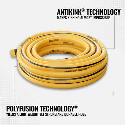 Stanley Fatmax Professional Grade Water Hose, 50' x 5/8", Yellow 500 PSI 🍁 All In One Marketplace Canada