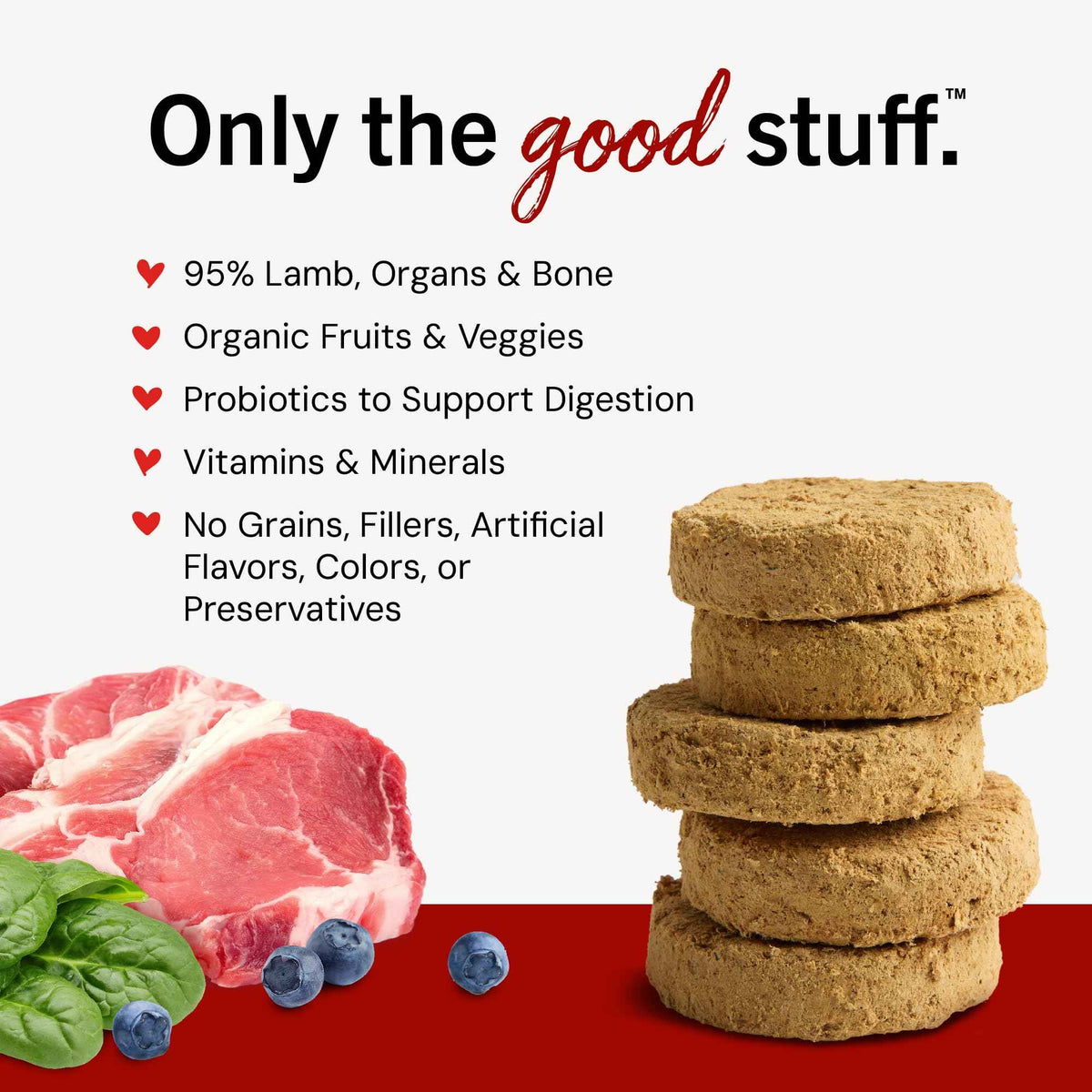 Stella & Chewy’s Freeze Dried Raw Dinner Patties – Grain Free Dog Food, Protein Rich Dandy Lamb Recipe – 156g Bag 🍁 All In One Marketplace Canada