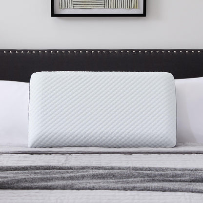 WEEKENDER Ventilated Gel Memory Foam Pillow - Washable Cover - King Size-White 🍁 All In One Marketplace Canada