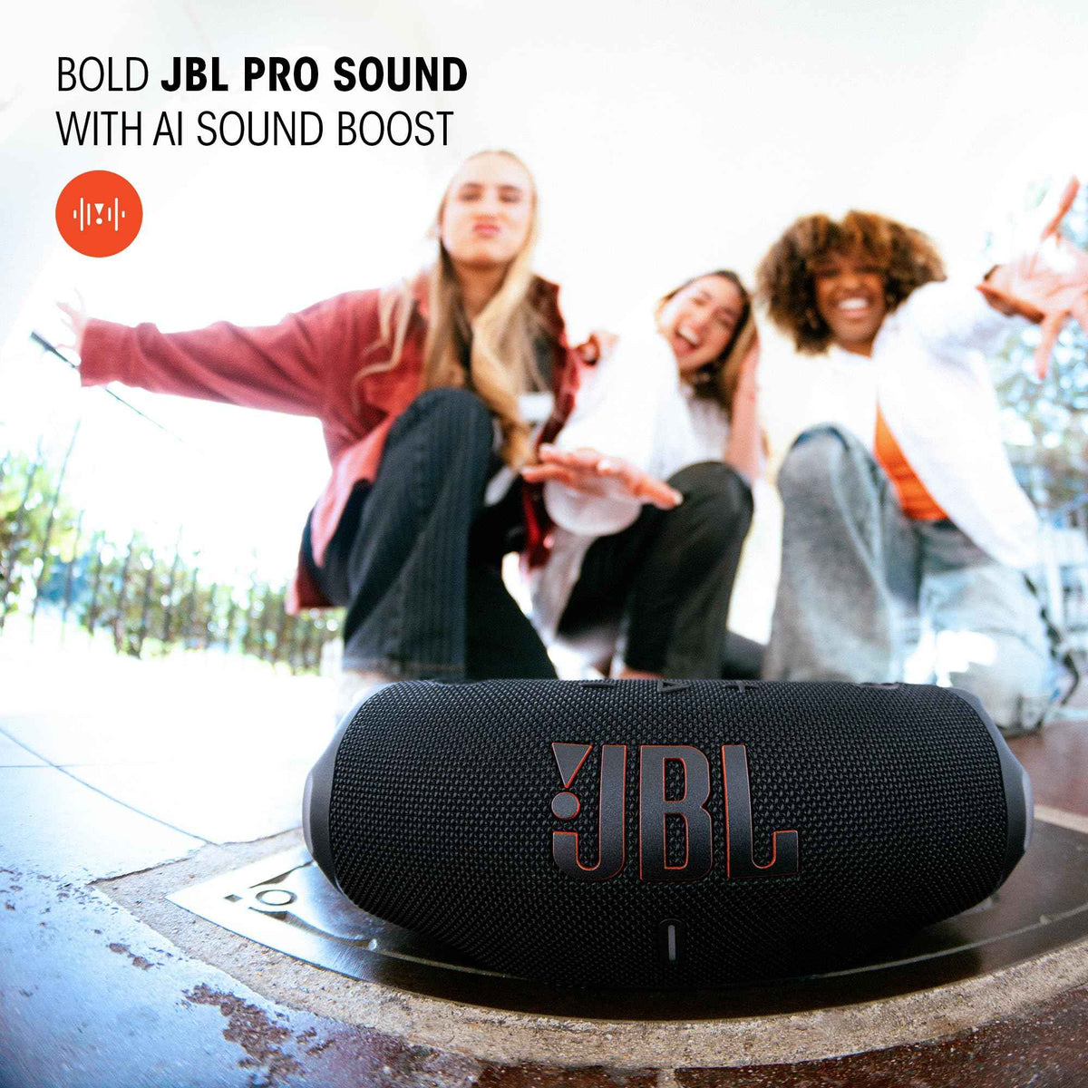 JBL Charge 6 - Portable Waterproof & Drop-Proof Bluetooth Speaker, Bold Pro Sound with AI Sound Boost, 28Hrs of Playtime, Built-in powerbank & Comes with a Sturdy/Removable Carrying Strap (Purple) 🍁 All In One Marketplace Canada