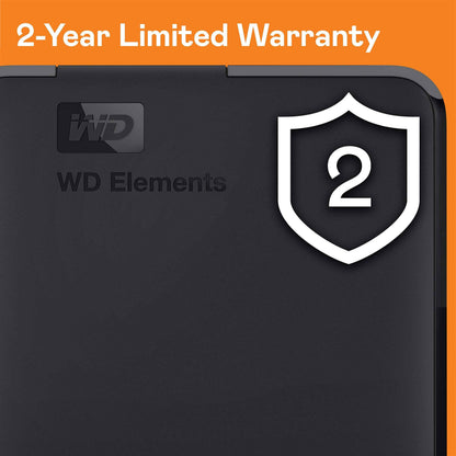 Western Digital 1TB Elements Portable External Hard Drive - USB 3.0 - WDBUZG0010BBK-WESN,Black 🍁 All In One Marketplace Canada