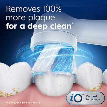 Oral-B iO Series Ultimate Clean Replacement Brush Head for Oral-B iO Series Electric Toothbrushes, White, 2 Count 🍁 All In One Marketplace Canada