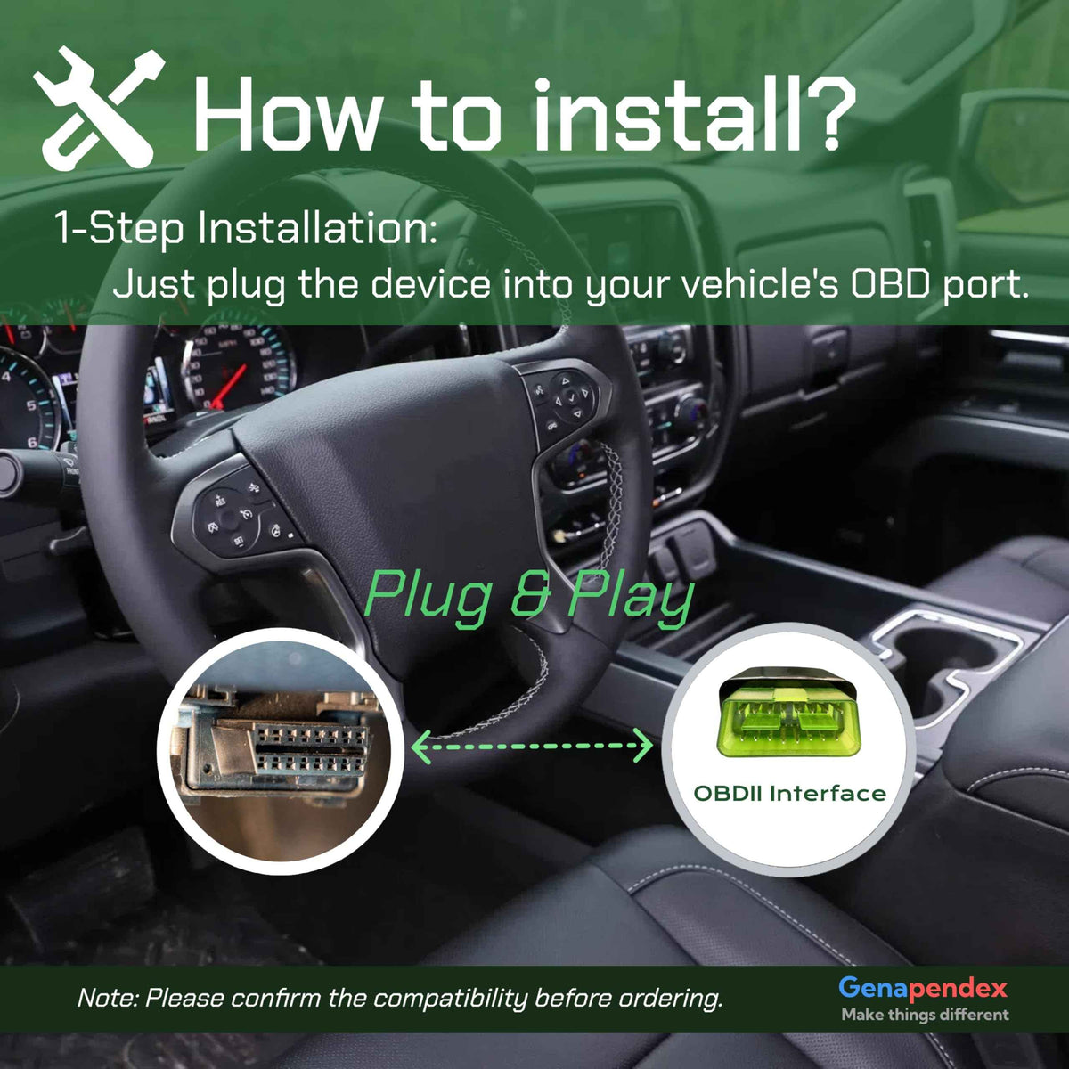 Genapendex AFM/DFM Disabler for 2007-2022 Silverado 1500 Sierra 1500 5.3L 6.2L Engines,Plug & Play GM Truck/SUV DOD Disabler. 🍁 All In One Marketplace Canada