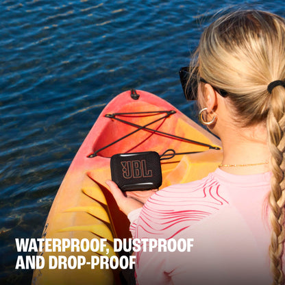JBL Go 5 - Ultra-Portable Waterproof & Drop-Proof Speaker with JBL Legendary Sound & Ambient Edge Lighting, AirTouch Instant Stereo Pairing or Link Multiple Compatible Speakers via Auracast™ (Red) 🍁 All In One Marketplace Canada