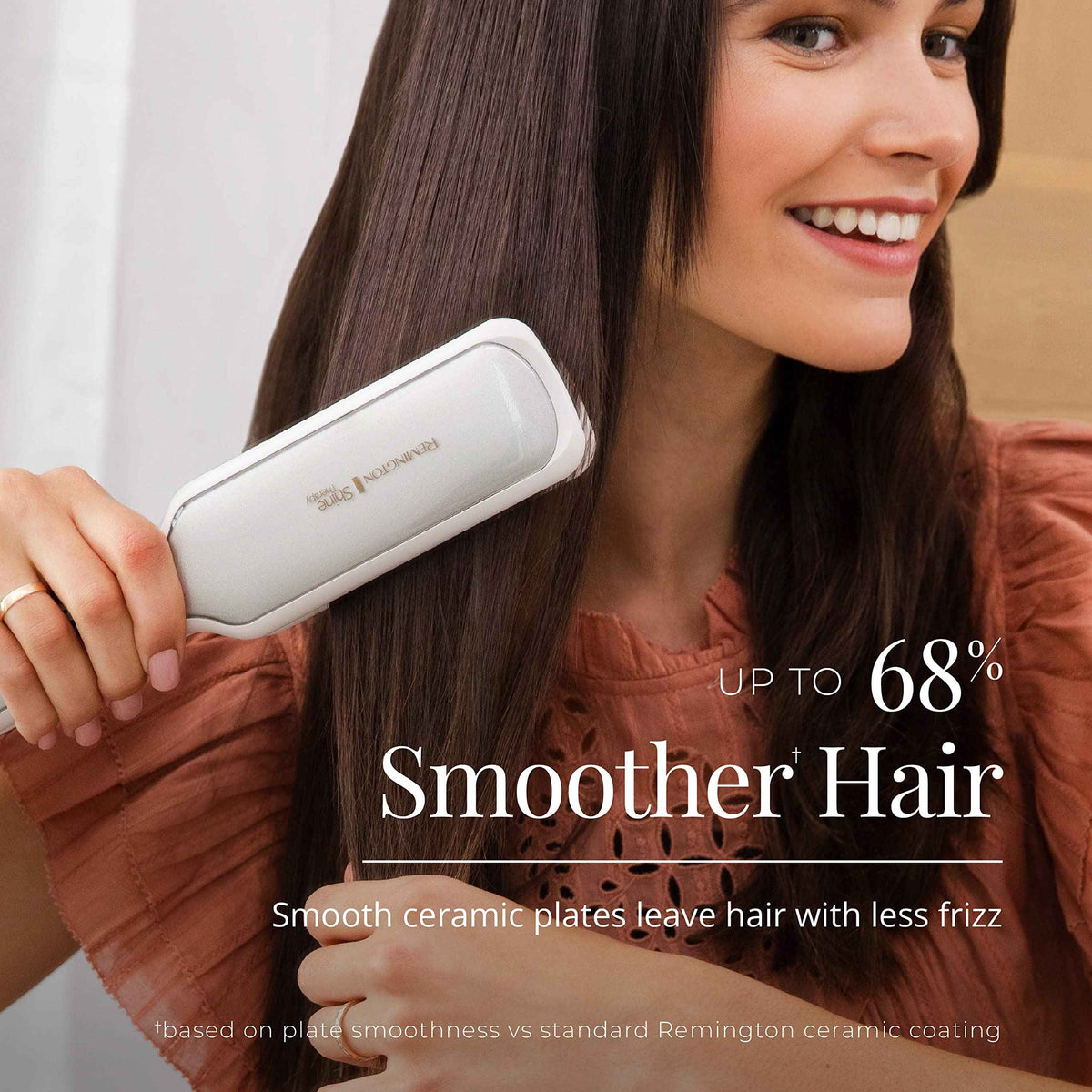 Remington Shine Therapy Argan Oil & Keratin Infused 2 Inch Hair Straightener/Flat Iron 🍁 All In One Marketplace Canada