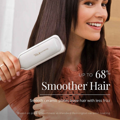 Remington Shine Therapy Argan Oil & Keratin Infused 2 Inch Hair Straightener/Flat Iron 🍁 All In One Marketplace Canada
