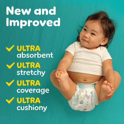 Pampers Baby Dry Ultra Diapers, Size 3 (16-28 lbs), 174 Count, Absorbent Disposable Diapers 🍁 All In One Marketplace Canada