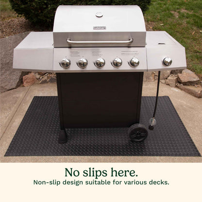 Cuisinart Premium Deck and Grill Mat, 65" x 36", Non-Slip Rubber Mat for BBQ, All Season Protection for Patio, Deck and Porch (CGMT-300C) 🍁 All In One Marketplace Canada