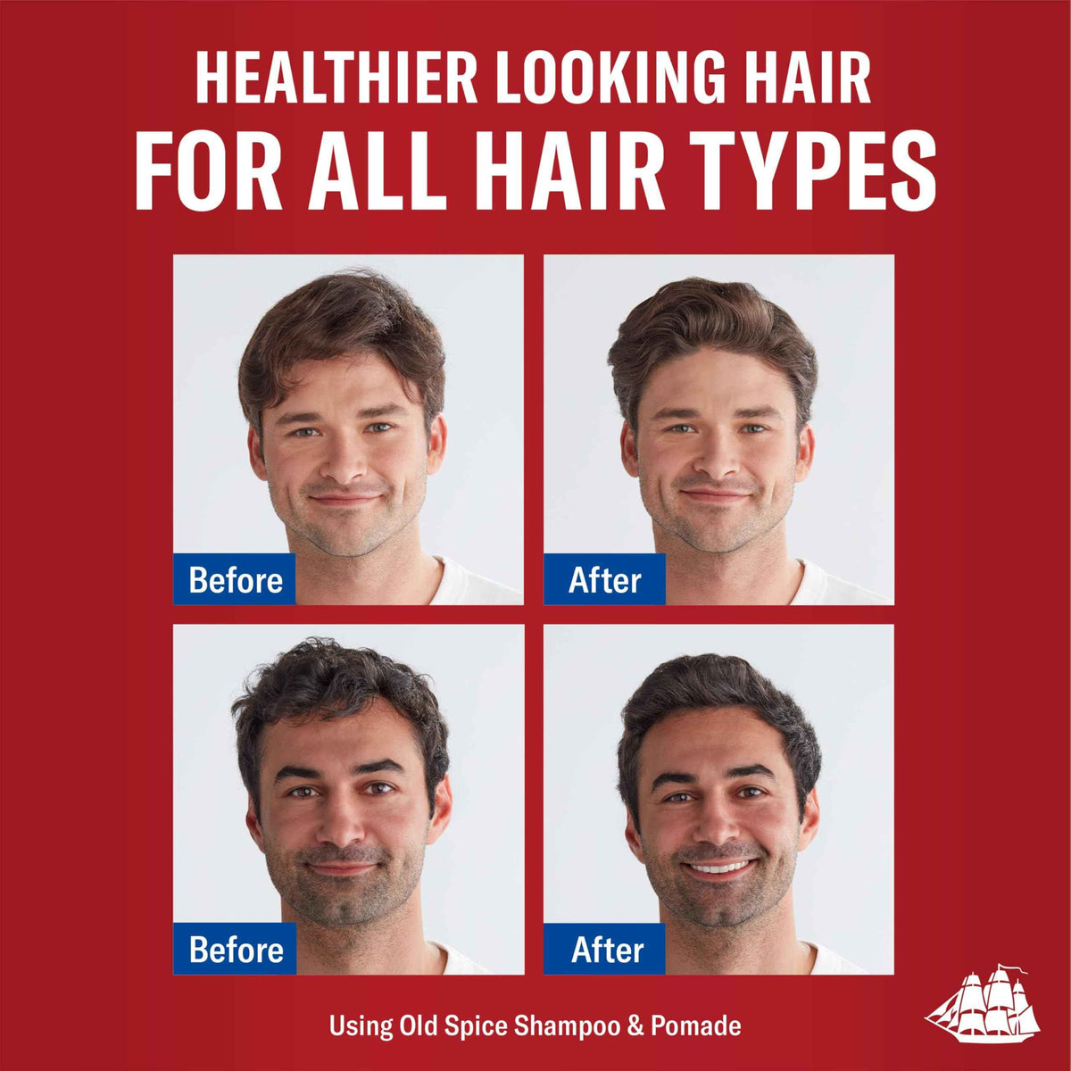 Old Spice Hair Styling Pomade for Men, Medium Hold No Shine, 126 g Total (2 Count of 63 g Each) 🍁 All In One Marketplace Canada