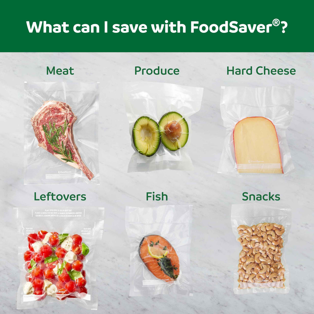 FoodSaver PowerVac Compact Vacuum Sealer Machine w/ Vertical Storage | 5 Airtight Vacuum Seal Bags & 1 Roll | VS0150 | Stainless Steel / Black 🍁 All In One Marketplace Canada