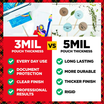 Scotch Thermal Laminating Sheets, Ideal Office or School Supplies, 9 in x 11.5 in, 3-Mil Thick, 100 Laminating Pouches 🍁 All In One Marketplace Canada