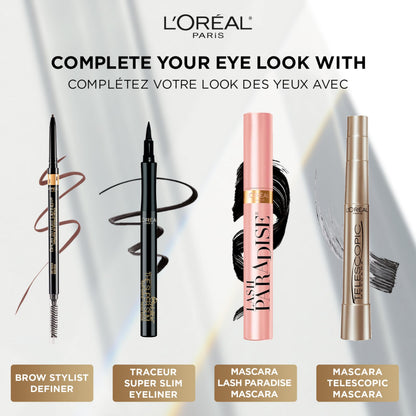 L'Oreal Paris Telescopic Waterproof Mascara, Eyelash Lengthening Mascara, Unique Non-Clumping Formula, Delivers Intense Length, For Sensitive Eyes, Black, 8 ml 🍁 All In One Marketplace Canada