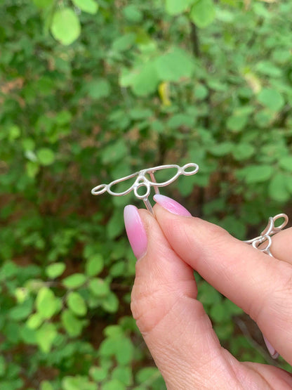 Open Circle Ring | Sterling Silver or 18K Gold | Circa | Handcrafted Geometric Statement Ring