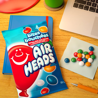 Airheads Bites, Original Fruit Candy, 200g Bag 🍁 All In One Marketplace Canada