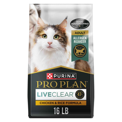 Purina Pro Plan Specialized LiveClear Dry Cat Food, Chicken & Rice - 7.26 kg Bag (1 Pack) 🍁 All In One Marketplace Canada