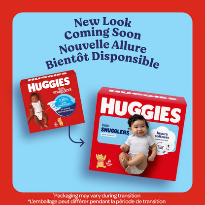 Huggies Size 2 Diapers, Little Snugglers Baby Diapers, Size 2 (12-18 lbs), 186 Count (3 Packs of 62), Packaging May Vary 🍁 All In One Marketplace Canada