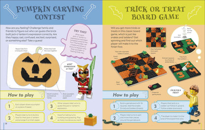 The LEGO Halloween Games Book: Ideas for 50 Games, Challenges, Puzzles, and Activities
