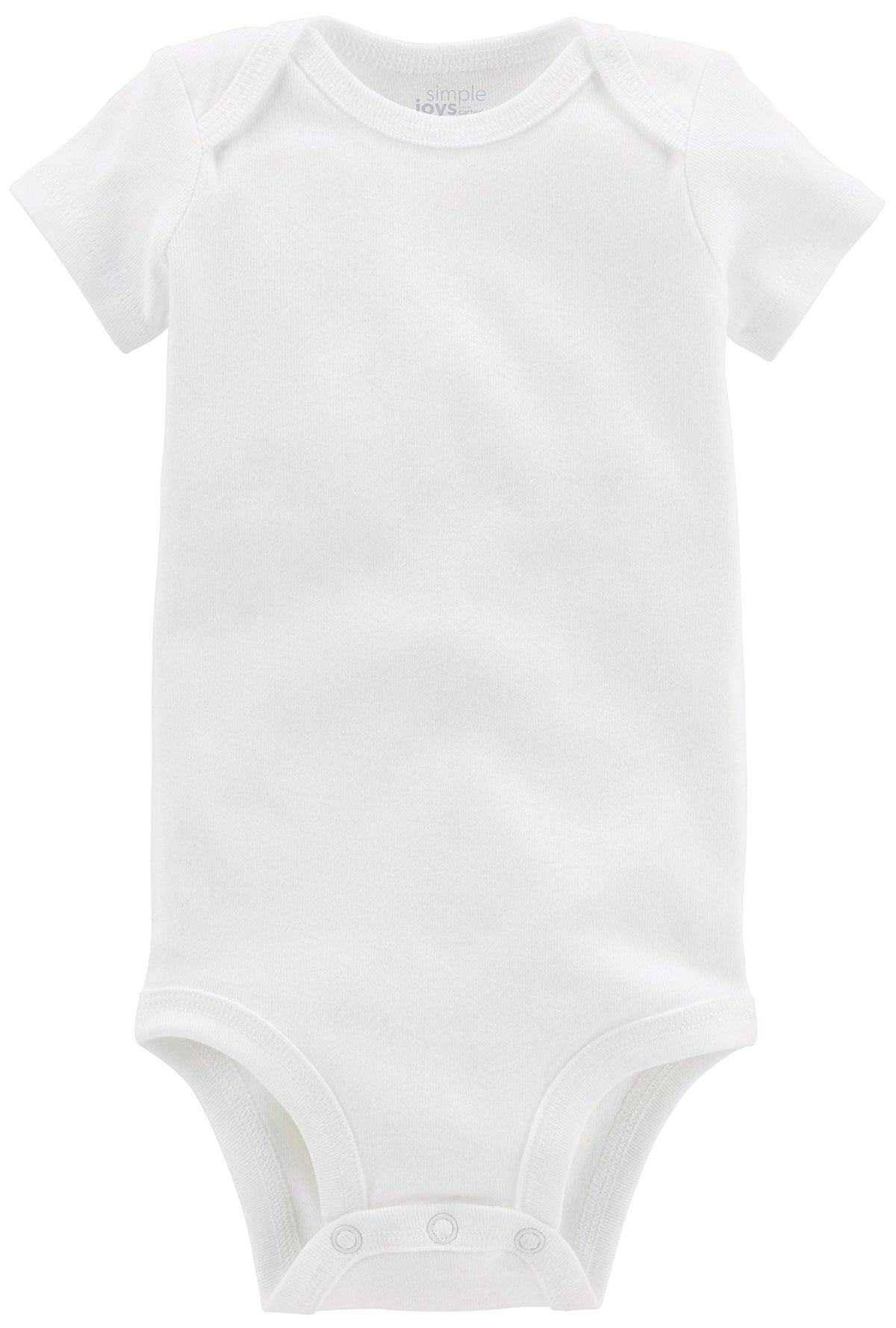 Simple Joys by Carter's Baby 8-Pack Short-Sleeve Bodysuit, White, 3-6 Months 🍁 All In One Marketplace Canada
