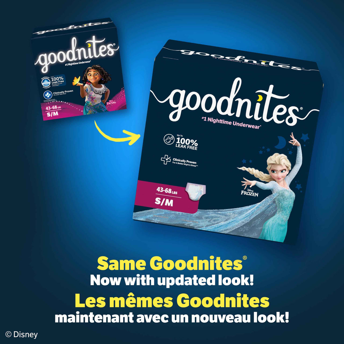 GoodNites Girls' Bedwetting Underwear, Size S/M (43-68 lbs), 99 Ct 🍁 All In One Marketplace Canada