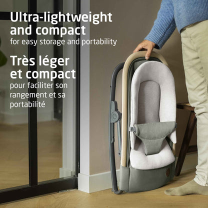 Maxi-Cosi 2-in-1 Kori Rocker, folds flat, travel, washable fabrics, Classic Green 🍁 All In One Marketplace Canada